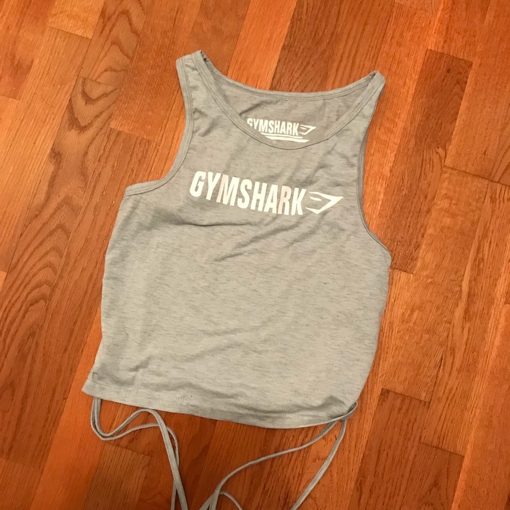 Gym Shark grayish blueish tank top! Never worn!